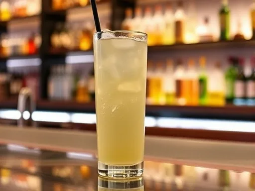 Vodka and Bitter Lemon - At a Bar