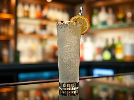 Vodka and Schweppes - At a Bar