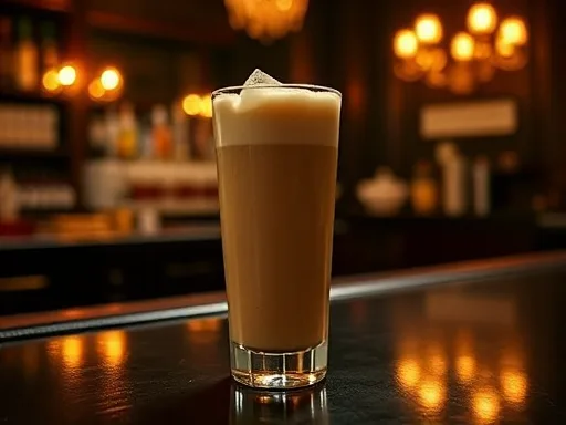 Waldorf-Astoria Eggnog - At a Bar