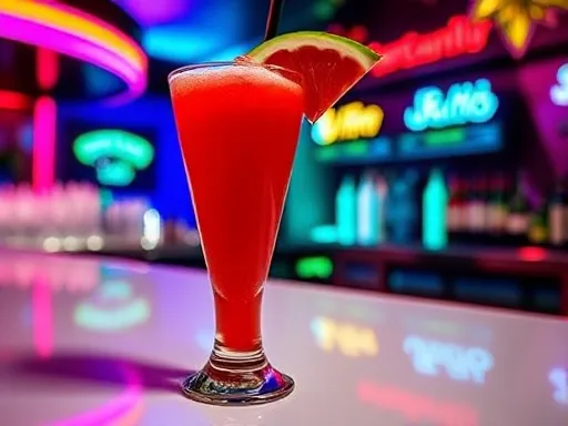Watermelon Slice - At a Bar