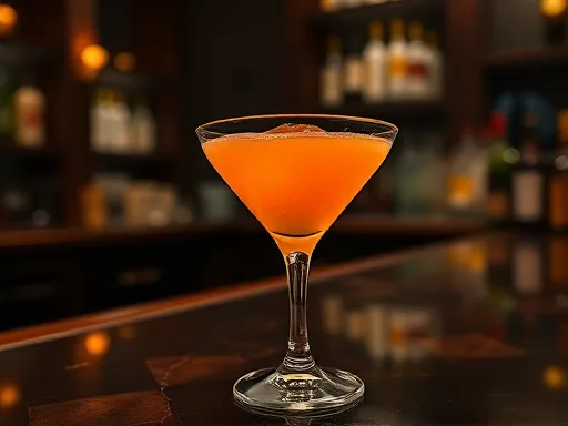 Wedding Bell Cocktail - At a Bar