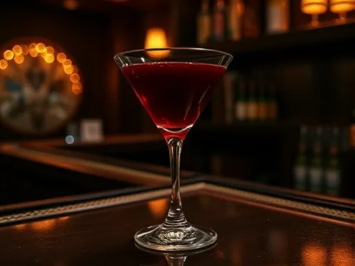 Weep-No-More Cocktail - At a Bar