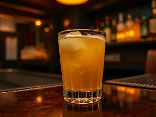 Whiskey Cobbler - At a Bar