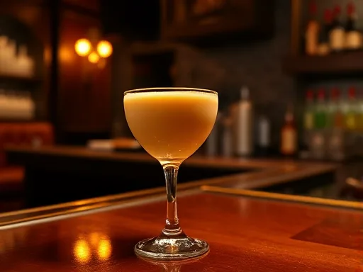 Whiskey Eggnog - At a Bar