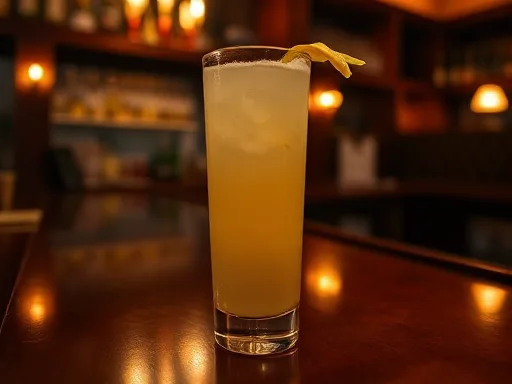 Whiskey Fizz - At a Bar