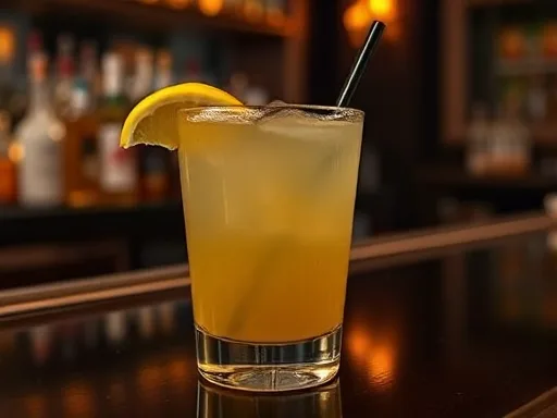 Hot Toddy cocktail at a bar