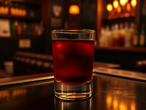 Whiskey Manhattan - At a Bar