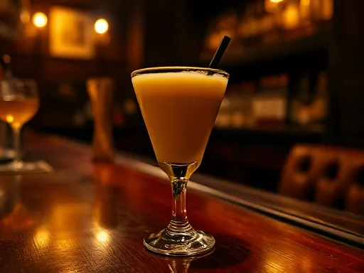 Whiskey Milk Punch - At a Bar