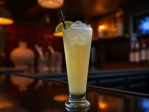 Whiskey Swizzle - At a Bar