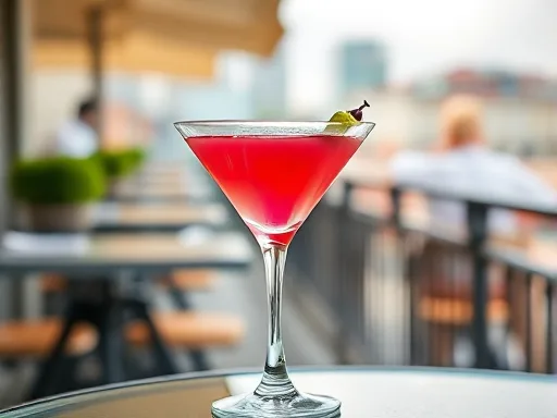 White Lion Cocktail - Outdoors