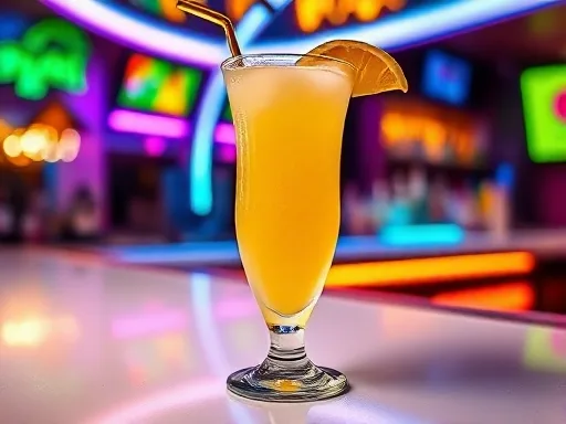 Yellow Parakeet - At a Bar