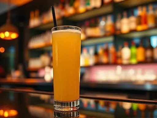 Yellow Sock - At a Bar