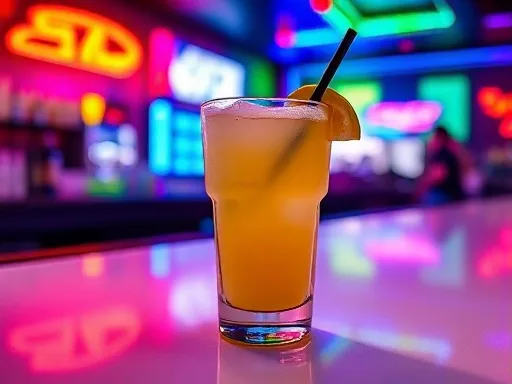 Yellow Strawberry - At a Bar